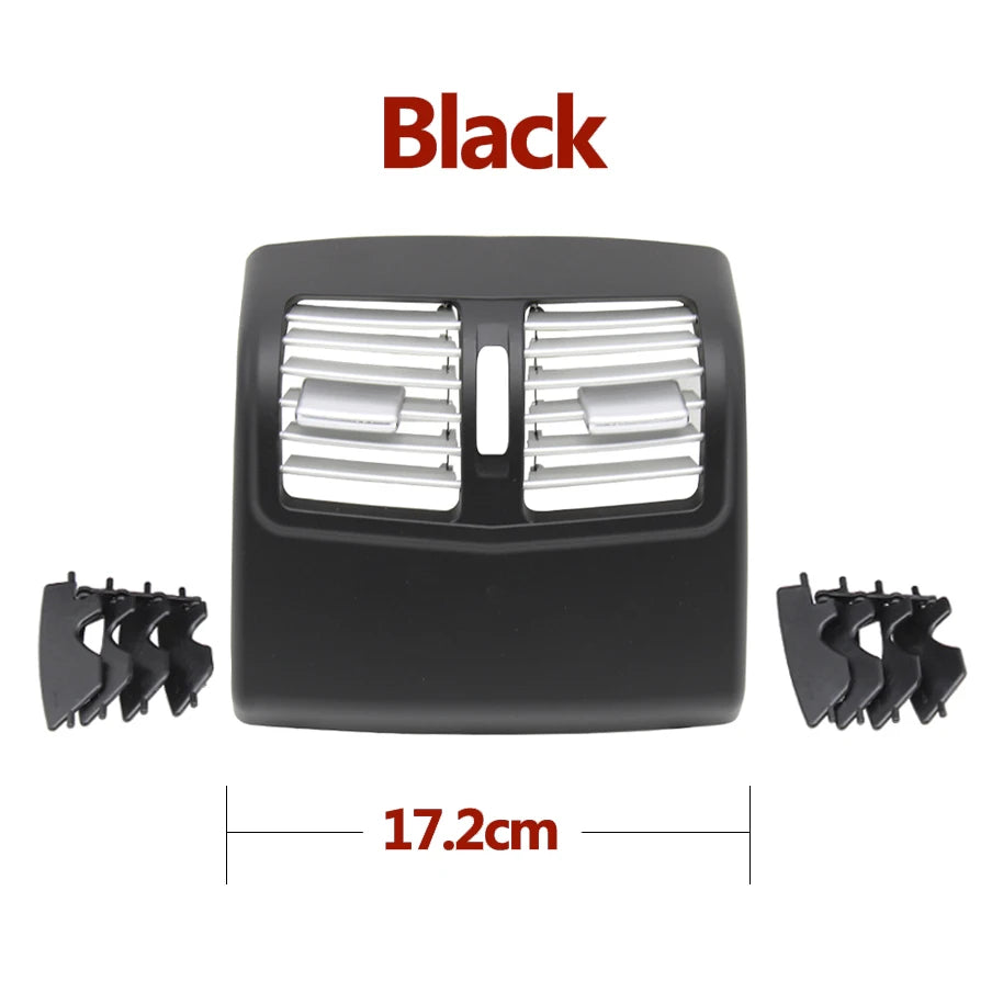 Rear Console Fresh Air Conditioning Chrome Vent Grille Outlet Cover for Mercedes-Benz E Class W212 2014-2015 2128300101