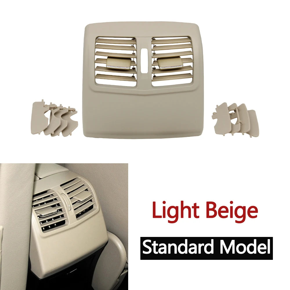 New Upgraded Rear AC Vent Grille Outlet Cover for Mercedes-Benz E Class W212 2009-2014 2128300454 - Light Beige - image 5