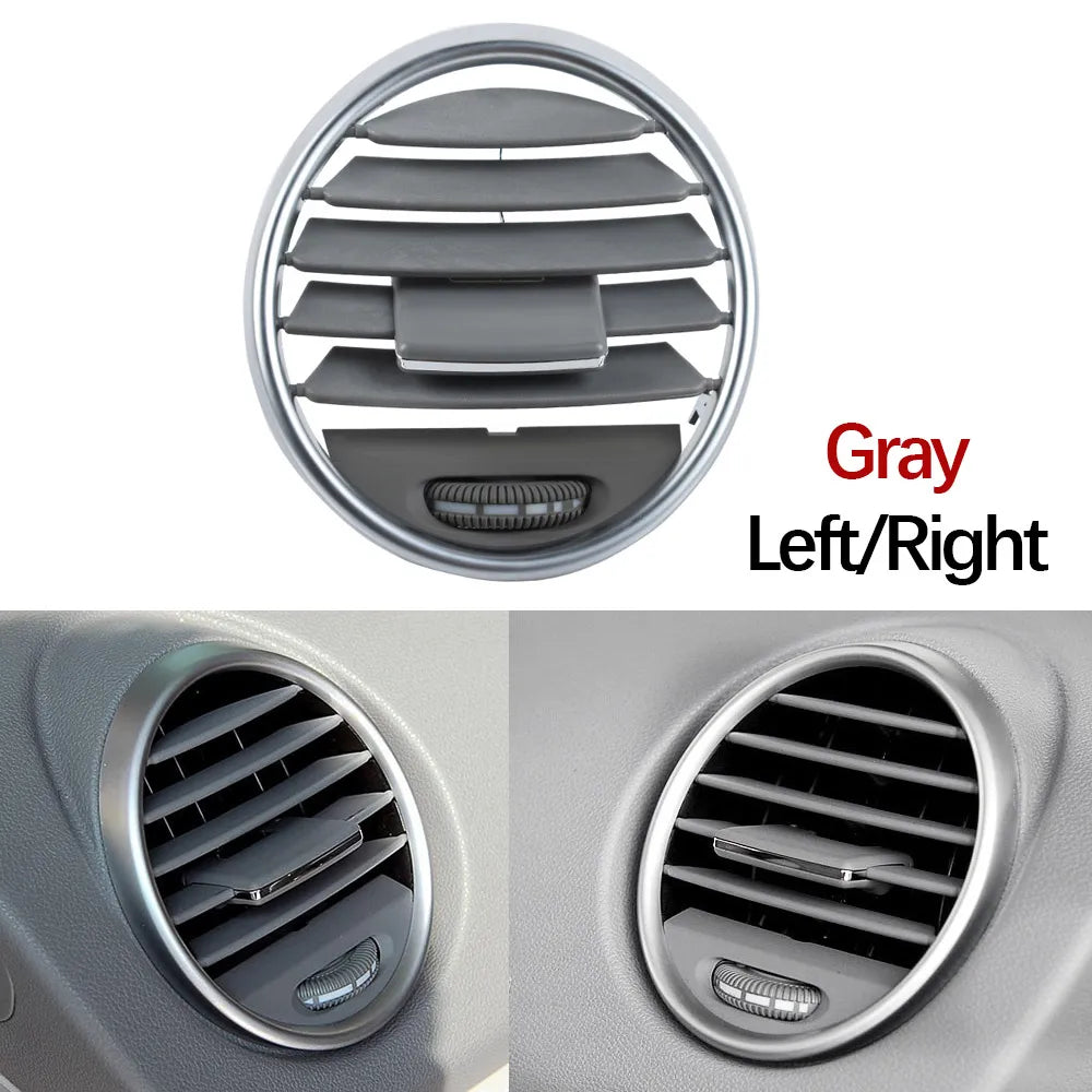 Front Central Dashboard AC Vent Grille Panel Cover for Mercedes-Benz M ML GL Class W164 2005-2012 1648302154 - Gray Left or