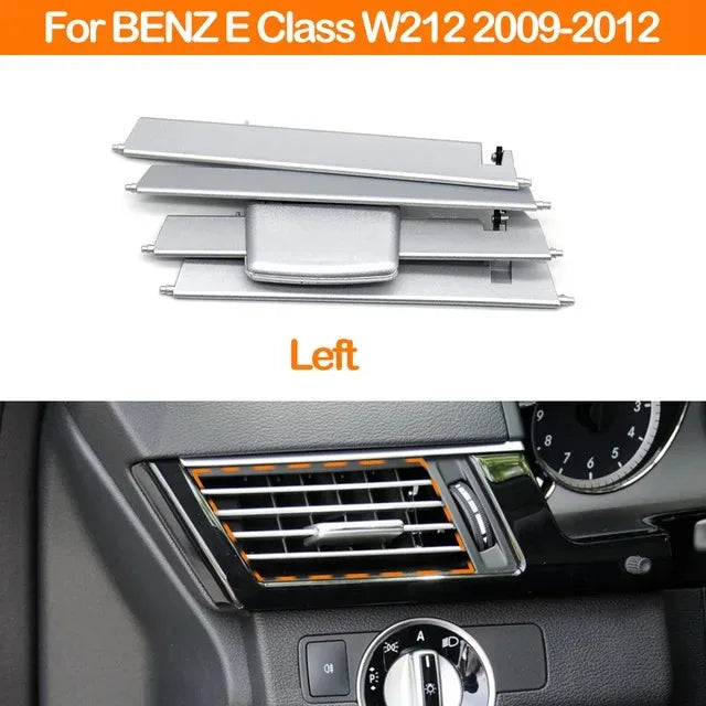 Front Dash AC Vent Outlet Grille Slider Knob Repair Kit for Mercedes-Benz E Class W212 2009-2013 E250 E300 E350 - Left