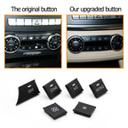 Dashboard Air Conditioning Wind Volume Heater Climate Control AC Buttons for Mercedes-Benz C GLK Class W204 X204 C180 C200