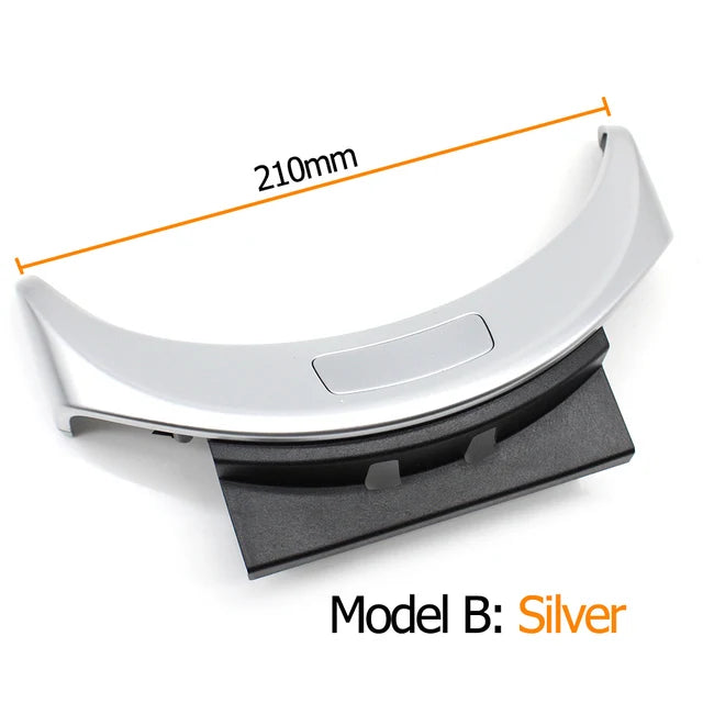 Console Armrest Cover Switch Button Central Storage Box Switch for Mercedes-Benz C W205 GLC W253 2056803407 - Model B-Silver