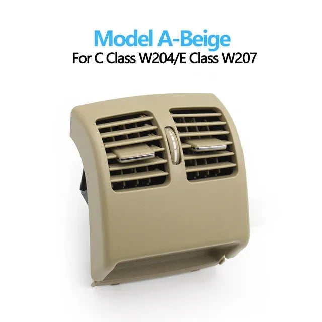 Rear AC Vent Grille Complete Assembly for Mercedes-Benz C Class W204 2007-2013 E Class Coupe W207 2008-2016 - Model A-Beige