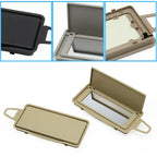 Front Sun Shade Visor Mirror Makeup Cosmetic Mirror Cover for Mercedes-Benz E CLS Class W212 W218 E200 E300 - image 12