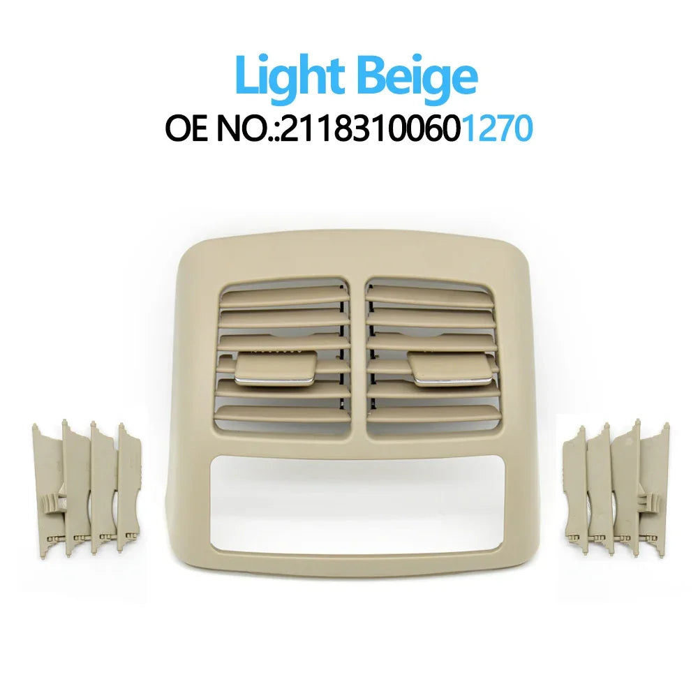 Rear Air Conditioning Outlet Grille AC Vent Grille Panel Cover for Mercedes-Benz E Class W211 2003-2008 E200 E230 E260 E280