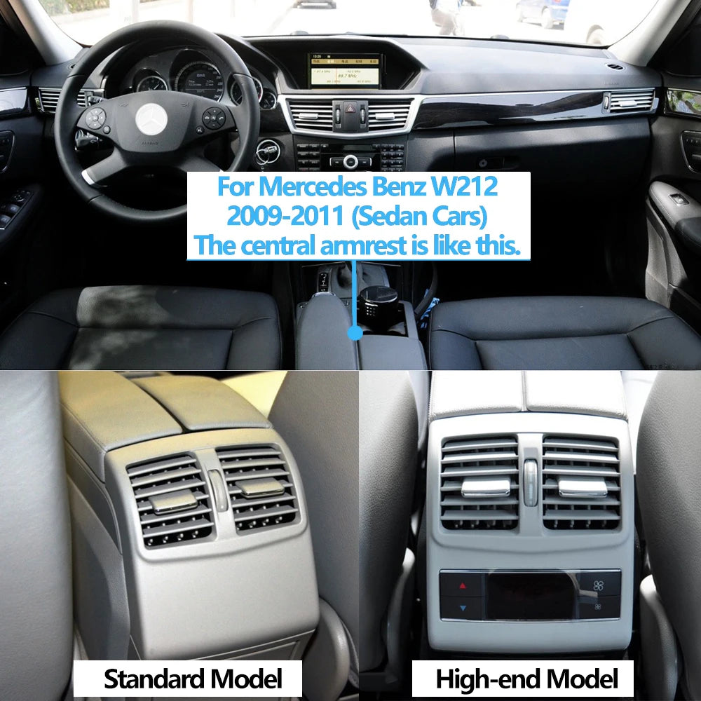 Rear Air Conditioning Vent Grille AC Outlet Cover Panel for Mercedes-Benz E Class W212 2128300954 2128301054 - image 9