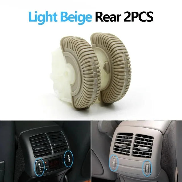 4pcs Set Front Air Conditioning Control Roller AC Vent Rolling Wheel for Mercedes-Benz E CLS Class W211 W219 E200 E300