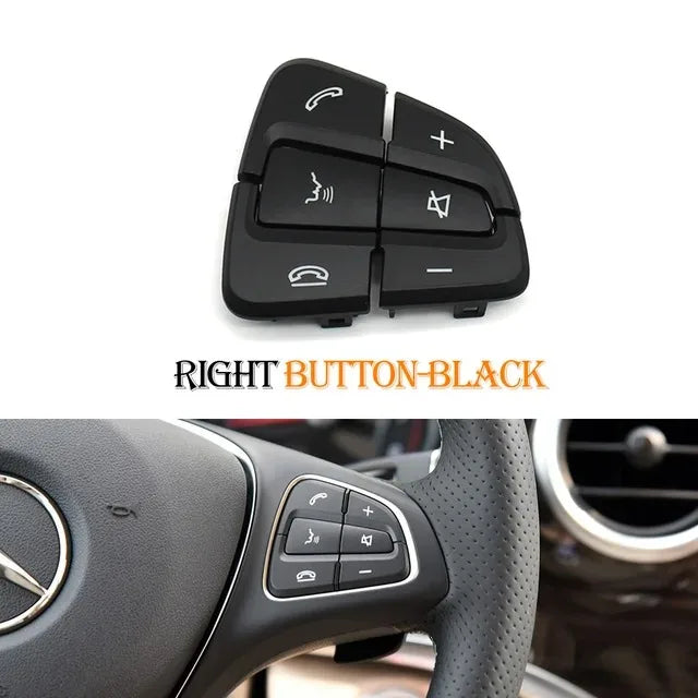 Steering Wheel Buttons Multi-function Control Switch Button for Mercedes-Benz V Class W447 W448 AMG GT W190 0999050151