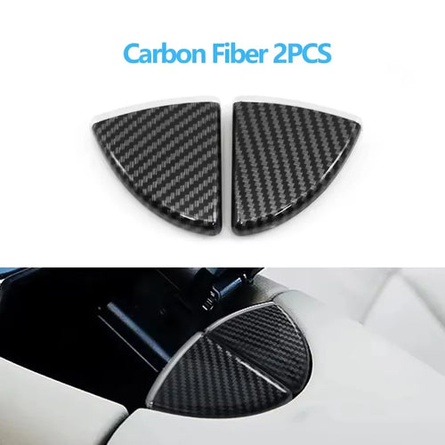 Armrest Console Box Switch Catch Button Cover for Mercedes-Benz E Class W211 2005-2008 2116804284 - Carbon Fiber - image 2