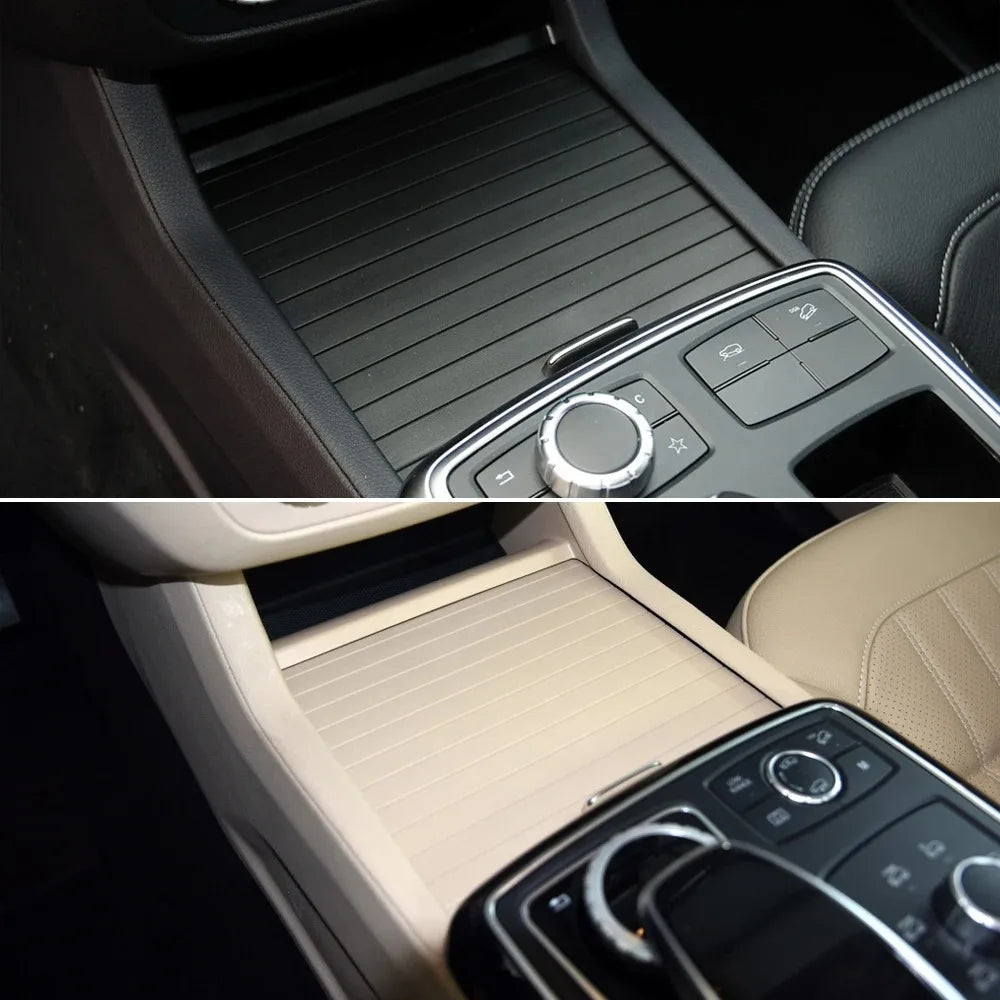 Center Console Drink Cup Holder Cover Rolling Blind Shutter for Mercedes-Benz ML GL GLE GLS Class W166 W292 1666803814