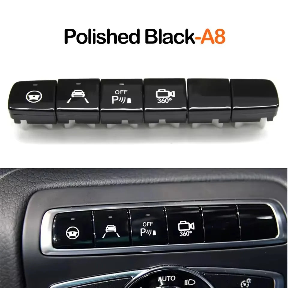 Block Radar Cruise Lane Assist Button Headlight Camera Parking PDC Sensor Switch for Mercedes-Benz W205 X253 W447 W213 W238