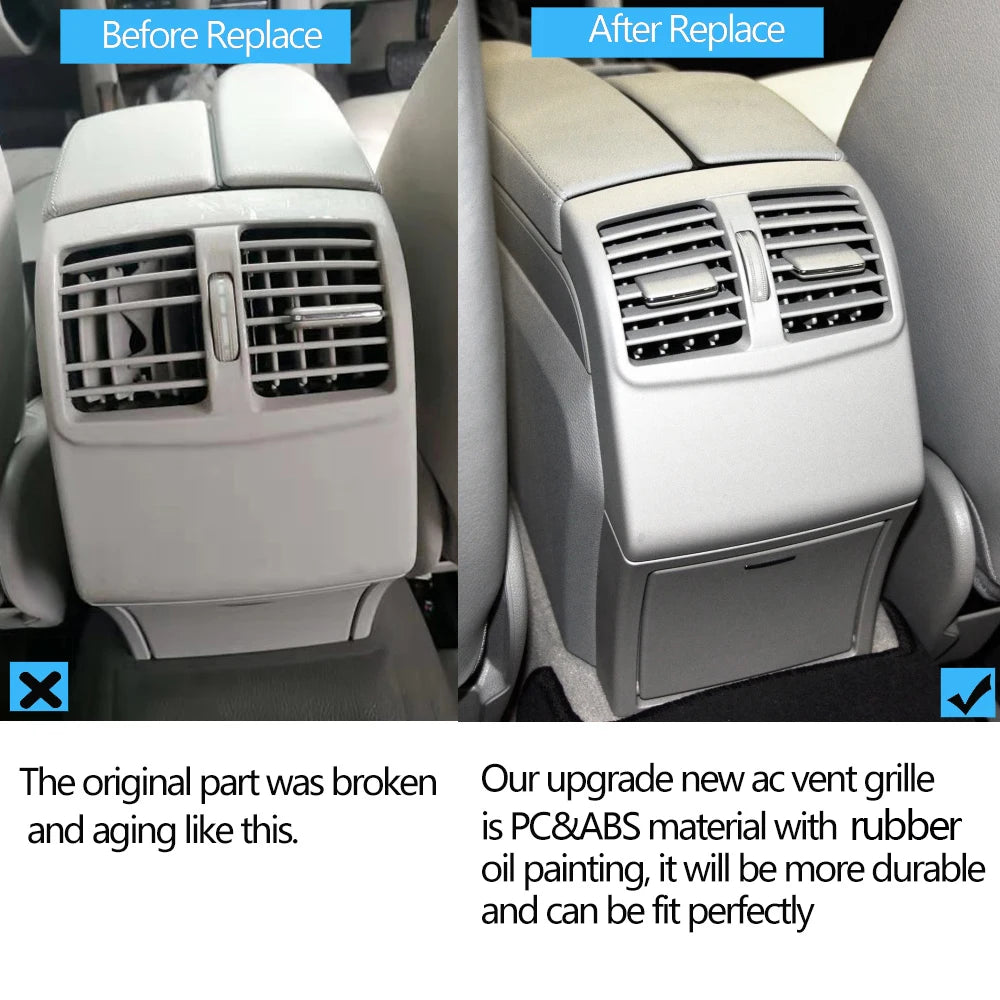 Rear Air Conditioning Vent Grille AC Outlet Cover Panel for Mercedes-Benz E Class W212 2128300954 2128301054 - image 11
