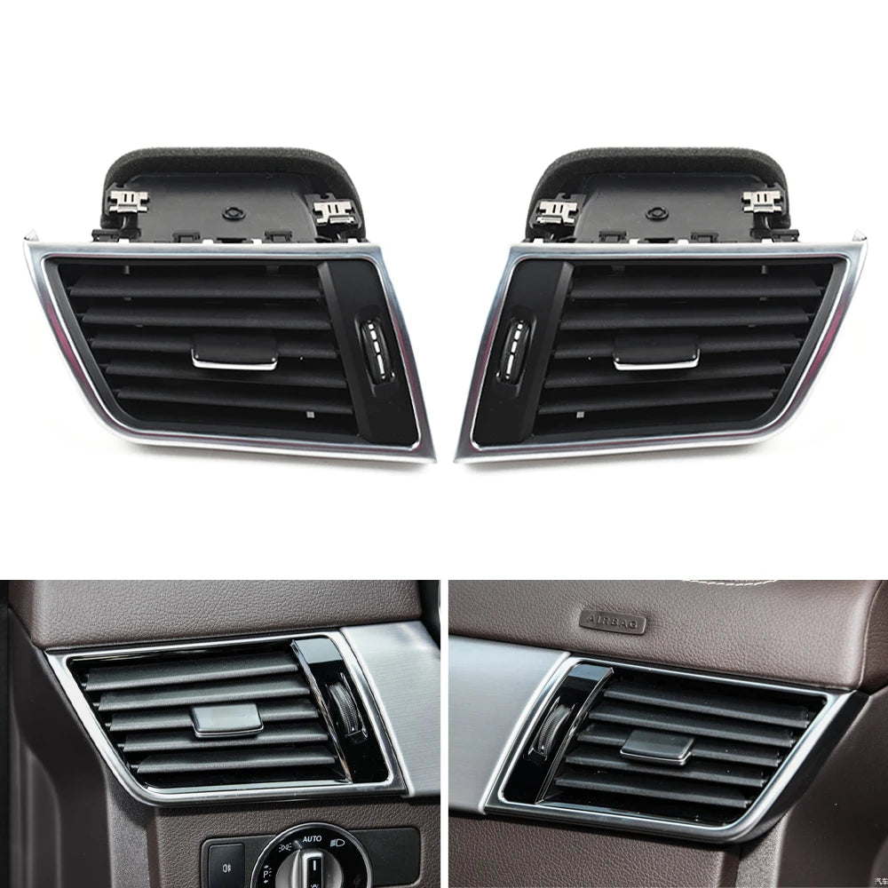 AC Vent Grille Outlet Assembly for Mercedes-Benz W166 W292 ML GL GLE GLS 1668302254 - Black Left Assembly