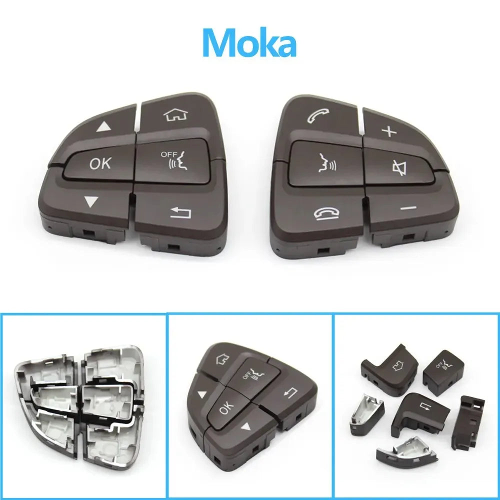 W205 W253 Multi-function Steering Wheel Switch Control Buttons Cover for Mercedes-Benz C Class GLC Class - image 8