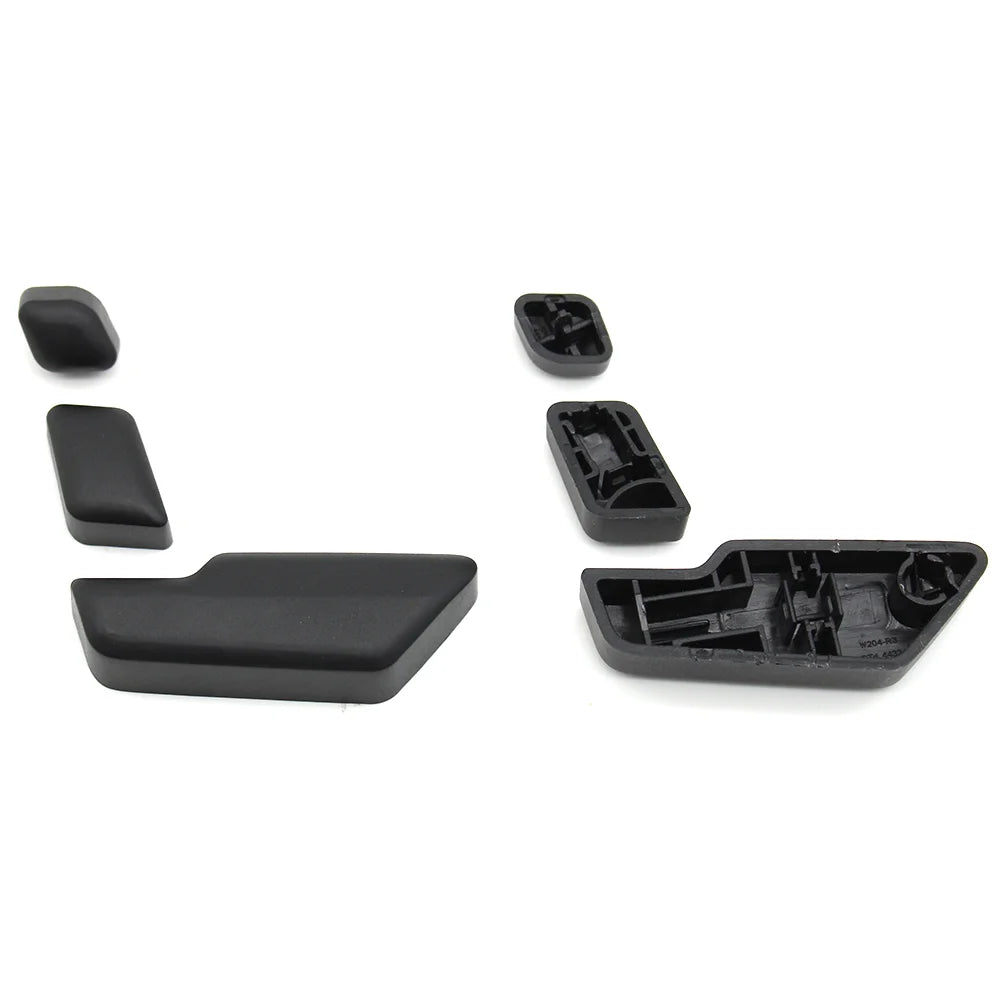 Black Silver Seat Headrest Adjustment Button Switch Cover for Mercedes-Benz W204 C204 X204 GLK204 W212 W207 W166 - image 7