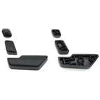 Black Silver Seat Headrest Adjustment Button Switch Cover for Mercedes-Benz W204 C204 X204 GLK204 W212 W207 W166 - image 7