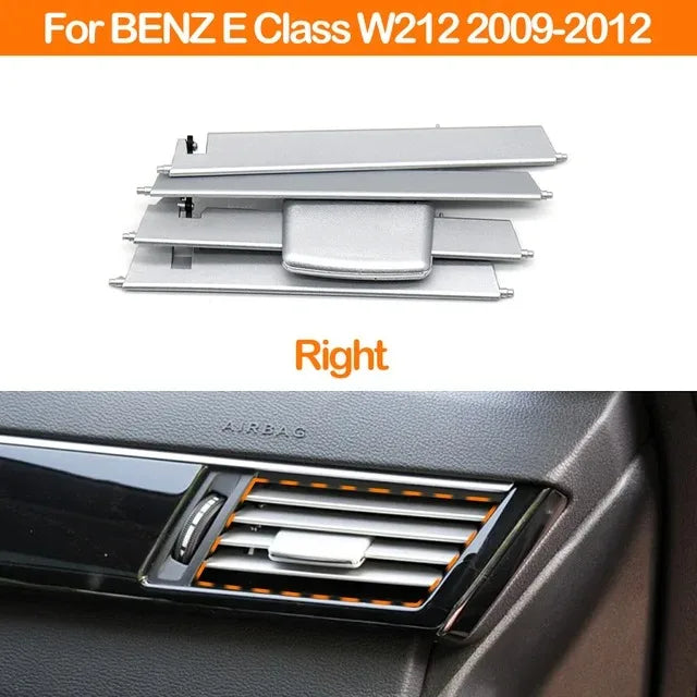 Front Dash AC Vent Outlet Grille Slider Knob Repair Kit for Mercedes-Benz E Class W212 2009-2013 E250 E300 E350 - Right