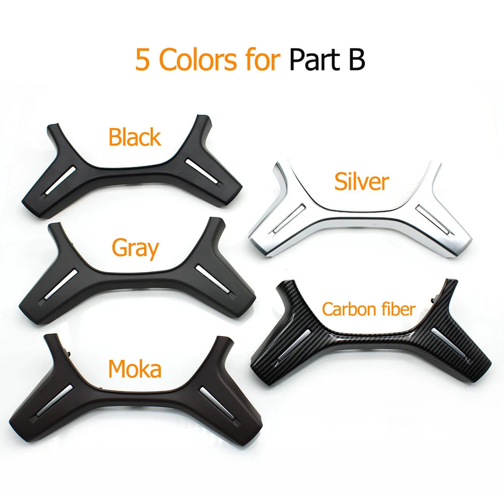 Steering Wheel Cover Panel Trim for Mercedes-Benz C E M ML GL GLS G Class W204 W212 W166 W463 0994640513 - image 8