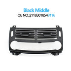 Front Middle Dashboard Air Conditioning Grid Cover AC Vent Grille Cover Panel for Mercedes-Benz E Class W211 2003-2008
