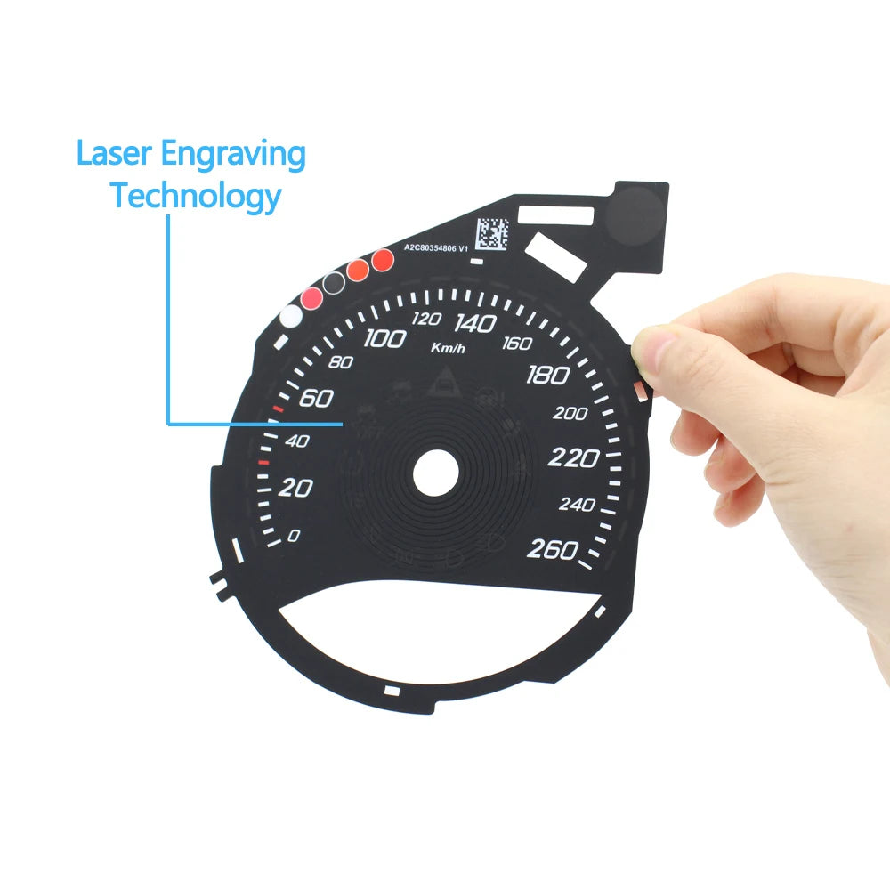 Dashboard Instrument Cluster Speedometer Gauge Overlay for Mercedes-Benz GLC C Class W253 W205 2059002630 2539000000 - image