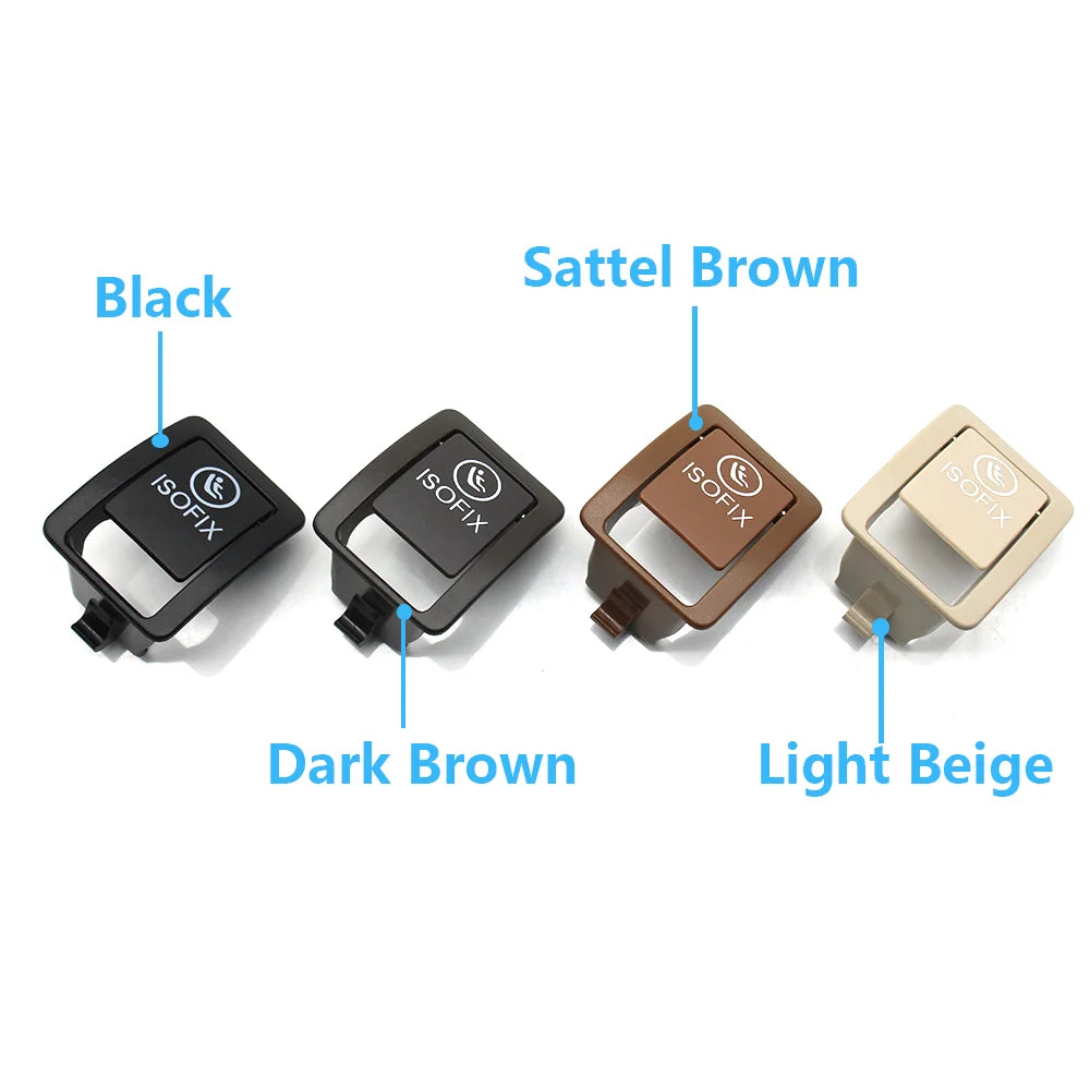 W253 Rear Child Safe Seat Buckle Switch Cover ISOFIX Anchor Button Cover for Mercedes-Benz GLC EQC N293 - image 5
