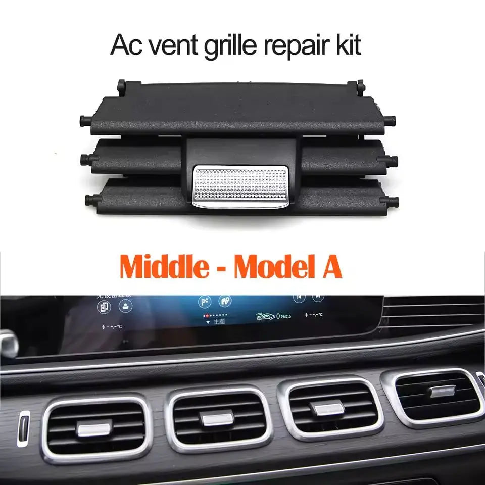 Air Conditioning Central AC Vent Grille Tab Clip Outlet Repair Kit for Mercedes-Benz GLE GLS W167 2020-2025 - 10.9*7*3.5cm