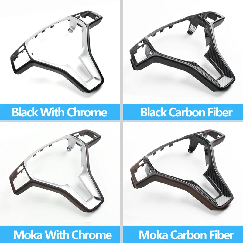 Steering Wheel Outer Frame Chromed Cover Trim for Mercedes-Benz C E GLK CLS Class W176 W246 W204 W212 GLK204 W156 W117 W218
