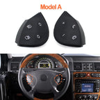 Three Model Multi-function Steering Wheel Control Button Switch Keys for Mercedes-Benz G Class W463 G350 G500 G55 - Black