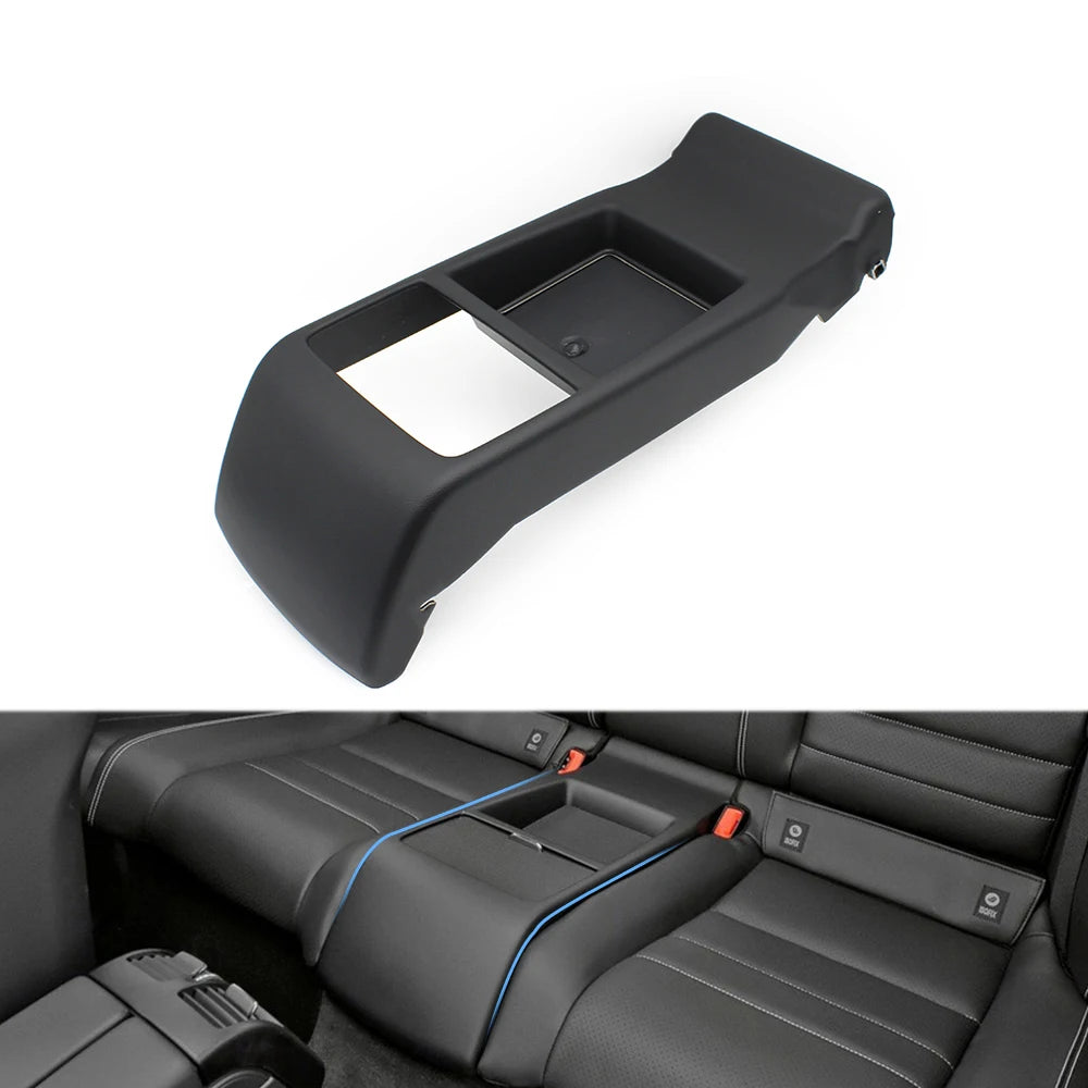 Rear Seat Center Console Armrest Cup Holder Cover Storage for Mercedes-Benz C E Class Coupe W204 W207 C180 C250 E350 E500