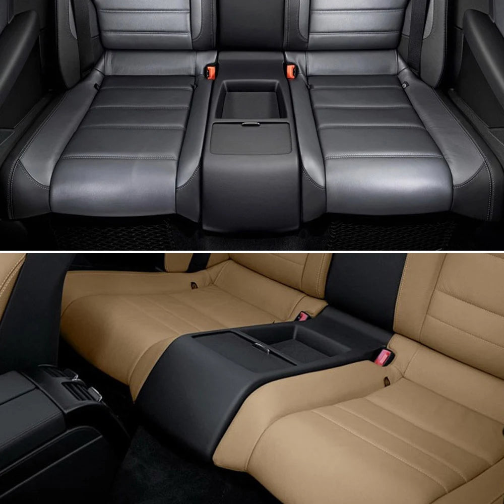 Rear Seat Center Console Armrest Cup Holder Cover Storage for Mercedes-Benz C E Class Coupe W204 W207 C180 C250 E350 E500