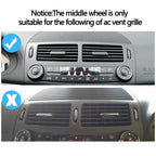 4pcs Set Front Air Conditioning Control Roller AC Vent Rolling Wheel for Mercedes-Benz E CLS Class W211 W219 E200 E300