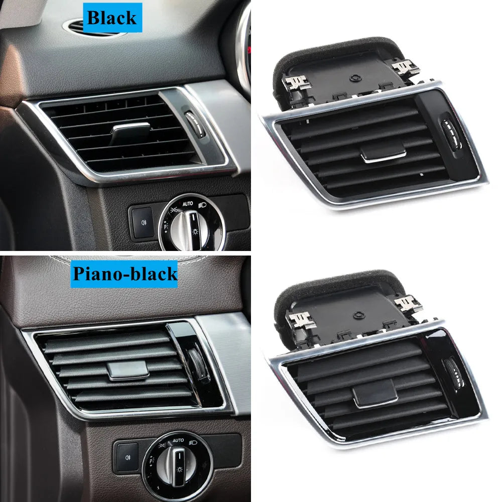 AC Vent Grille Outlet Assembly for Mercedes-Benz W166 W292 ML GL GLE GLS 1668302254 - Black Right Assembly - image 2