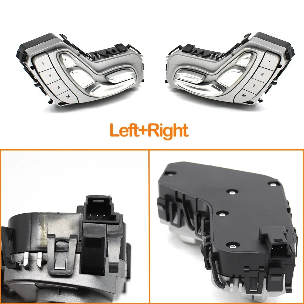 Front Seat Backrest Headrest Adjust Switch Memory Button for Mercedes-Benz C E GLC CLS EQC Class W205 W213 W253 W257 W293