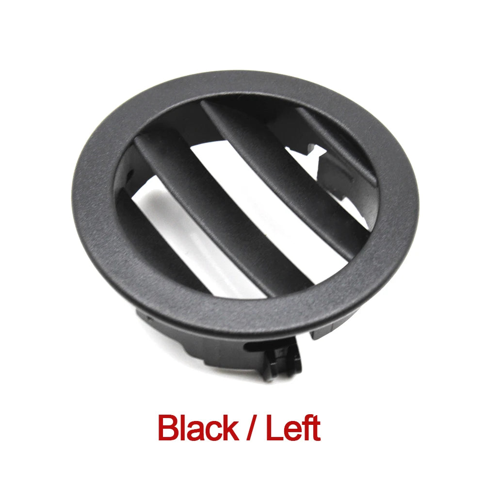 Dashboard AC Vent Grille Small Round Cover for Mercedes-Benz E Class W212 2128310359 2128310459 - Black Left