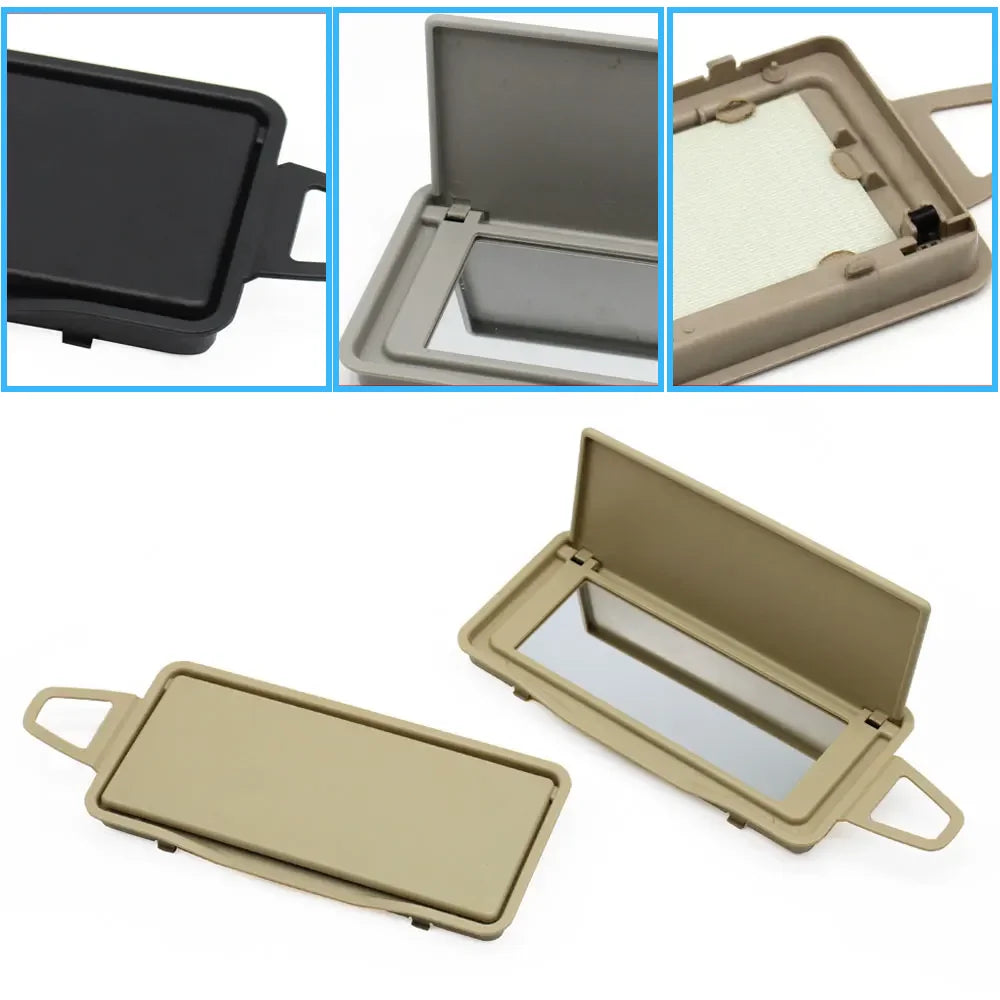 W212 W218 Interior Front Light Right Sun Visor Shade Mirror Board Makeup Mirror Cover for Mercedes-Benz E CLS Class - image