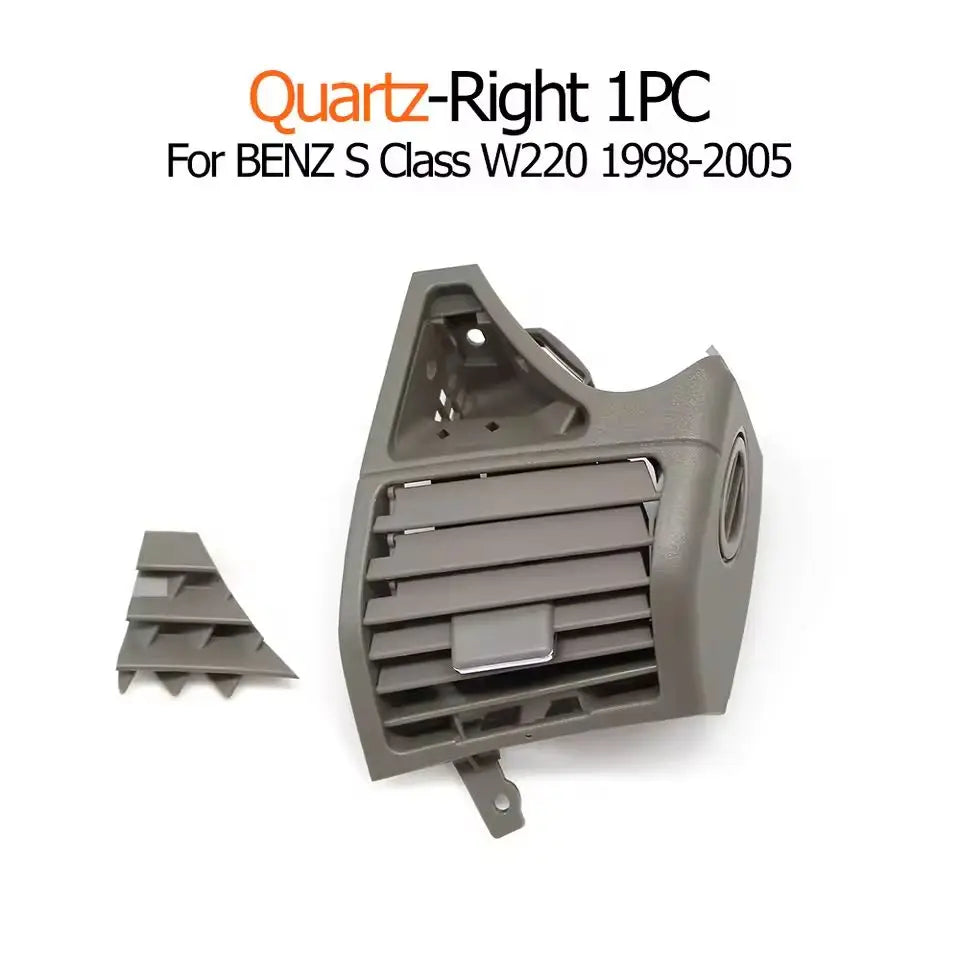 Front Middle AC Vent Grille Outlet Panel Cover for Mercedes-Benz S Class W220 S300 S350 1998-2005 - 27*13.5CM - Right