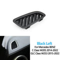 AC Vent Grille Trim Cover for Mercedes-Benz C GLC Class W205 W253 C200 C260 C300 GLC260 - Black Left