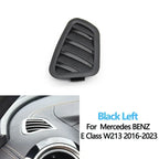 Front Console AC Vent Grille Trim Cover for Mercedes-Benz E Class W213 E200 E260 E300 - Black Left