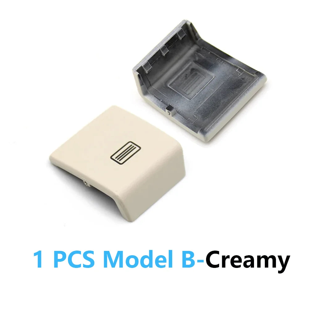 W166 W292 Sunroof Window Switch Button Cover for Mercedes-Benz ML GL GLS GLE Class ML300 ML350 GL320 - Model B Creamy - image