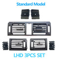 Console Fresh AC Vent Grille Set for Mercedes-Benz W204 C Class 2007-2011 2048304054 2048300754 - LHD 3PCS SET