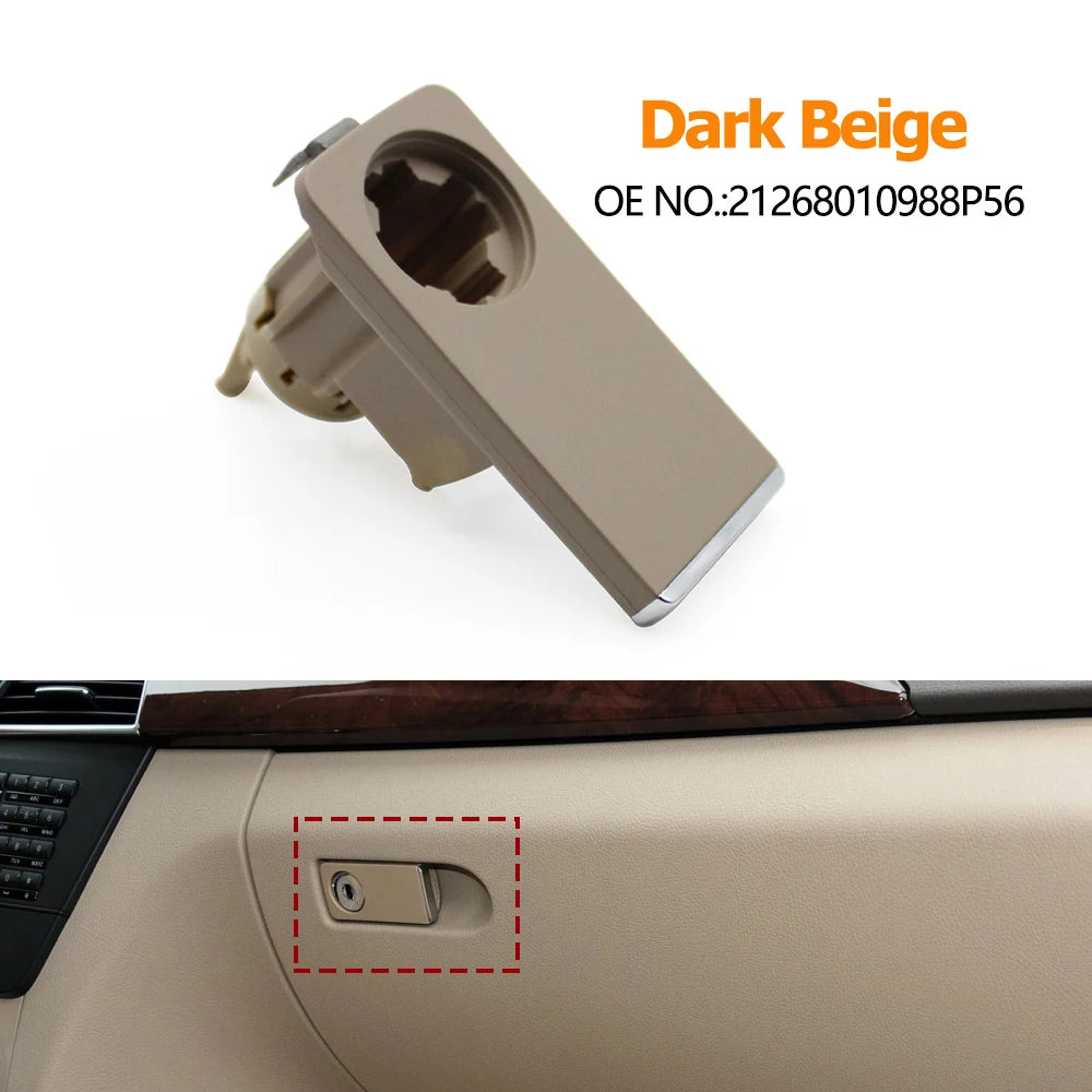 Dashboard Glove Box Lid Cover Switch Toolbox Latch Handle for Mercedes-Benz E Class W212 W207 2009-2015 2126801098 - Beige
