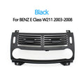 Front Central Air Conditioning Outlet Panel Cover Middle AC Vent for Mercedes-Benz E-class W211 2003-2008 - W211 Black