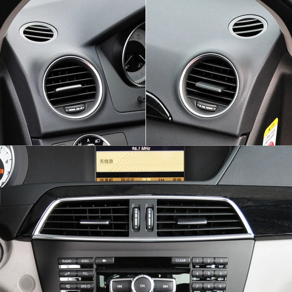 Dashboard Front AC Vent Grille Outlet Assembly for Mercedes-Benz C Class W204 LCI 2011-2013 2048308454 - image 8