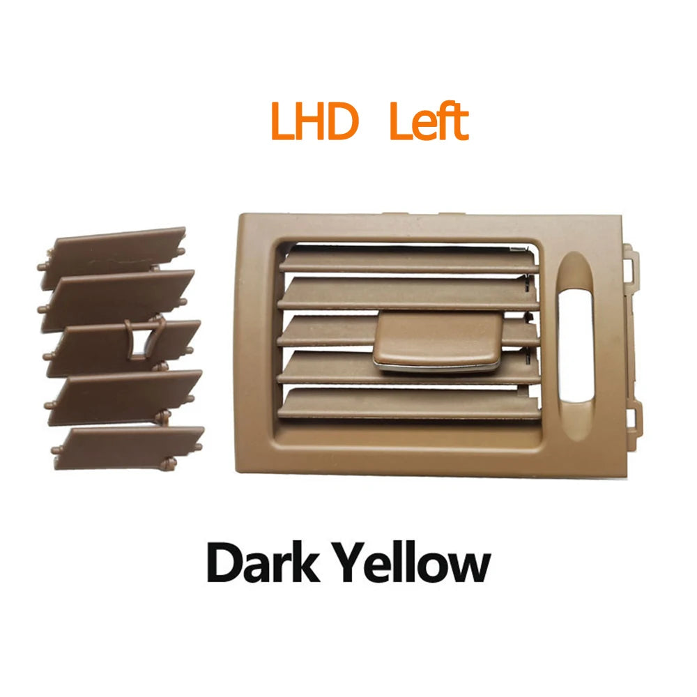 Front Dashboard AC Vent Grille for Mercedes-Benz W204 C180 C200 220 230 260 2048300754 - LHD Left-Yellow - image 2