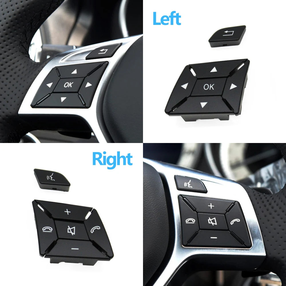 Steering Wheel Switch Multi-functional Button for Mercedes-Benz C E A GLK Class W204 X204 W212 W156 W246 W207 W117 W218
