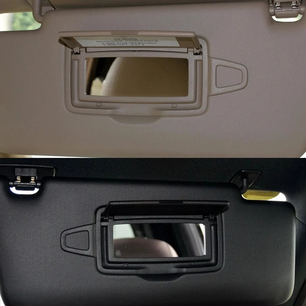 Sunroof Sun Visor Shield Makeup Cosmetic Mirror Panel Cover for Mercedes-Benz ML GL R Class W164 W251 1648101510 1648101610