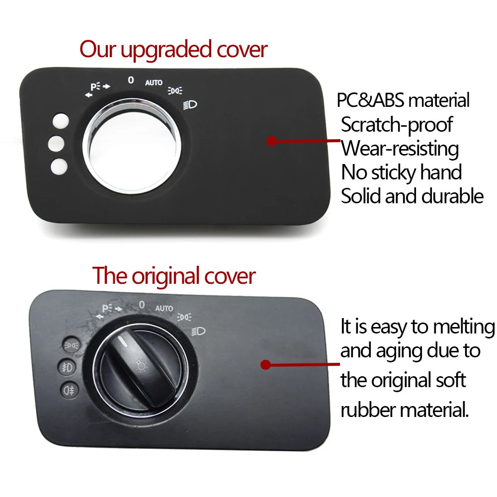Interior Door Headlight Switch Panel Cover Trim for Mercedes-Benz W219 CLS Class 2007-2009 2195450204 2195450104 - image 12