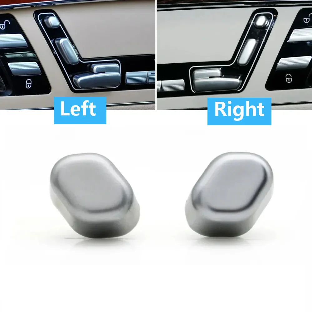 Seat Adjustment Switch Button Headrest Button Cover for Mercedes-Benz AMG S CL Class W221 W216 S300 S400 S600 2006-2013