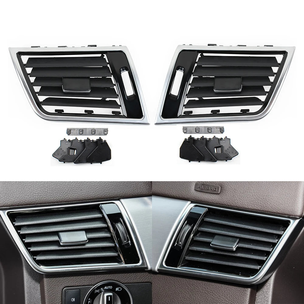 Dashboard AC Vent Grill Outlet Cover Panel for Mercedes-Benz GLE GLS Class W166 W292 2015-2019 - Pinao-Black Left