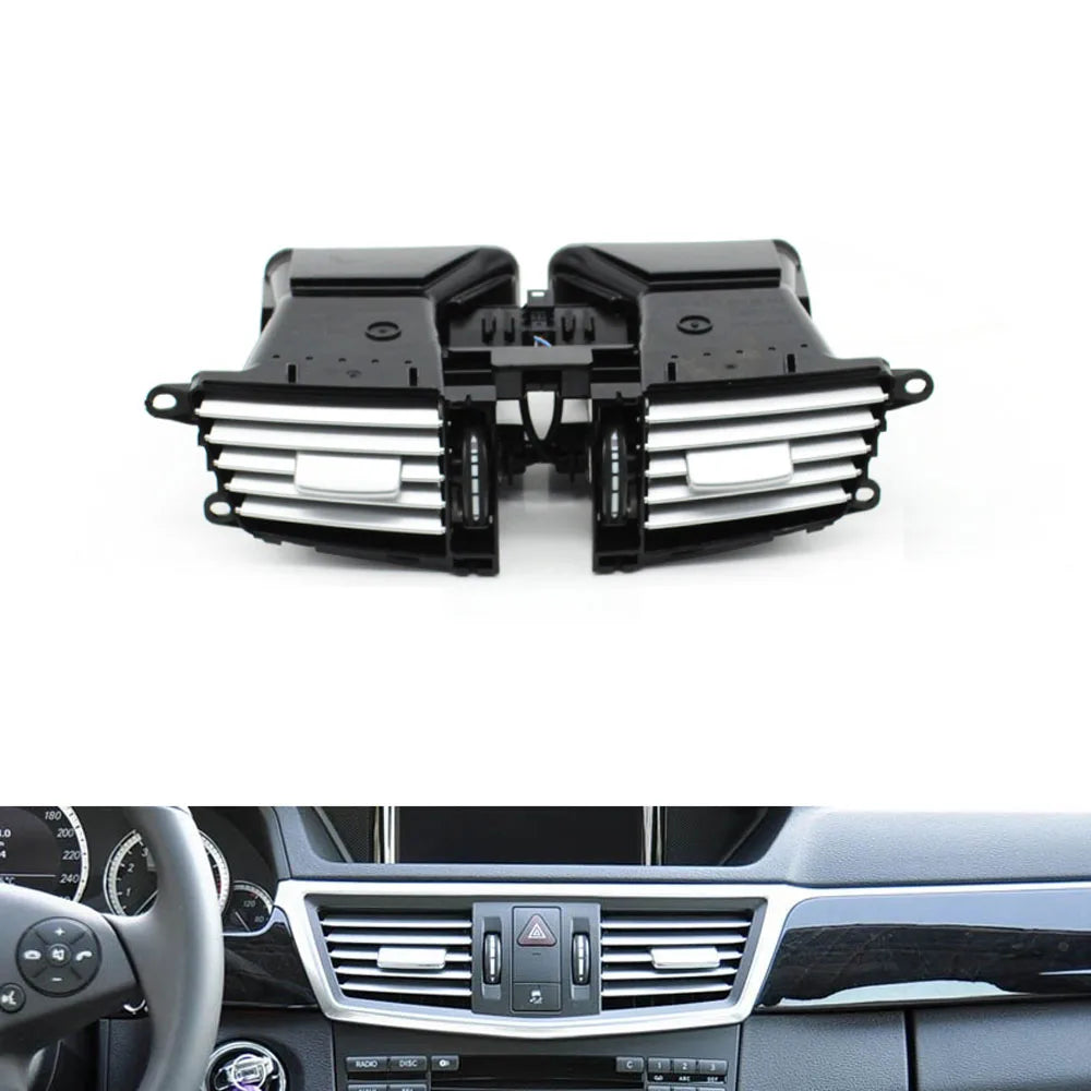 Dashboard Central AC Vent Grille Outlet Assembly for Mercedes-Benz E Class W212 2009-2012 2128302554 - Default Title